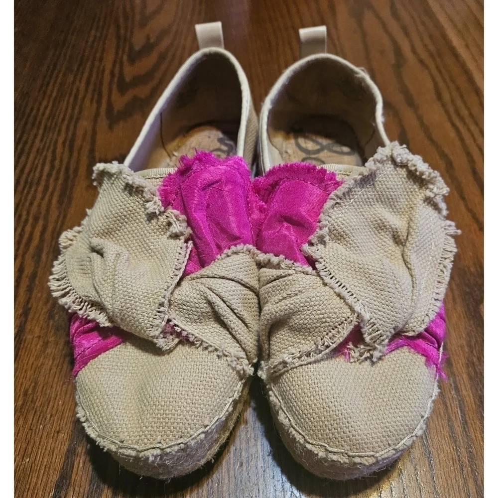 Sam Edelman taffeta espadrilles toe